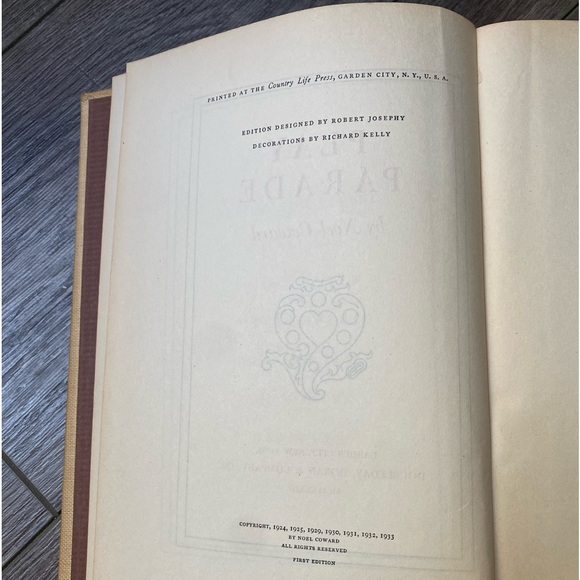 Play Parade By Noel Coward First Edition 1933 - Picture 3 of 5